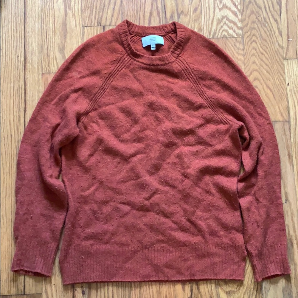 Jack Spade burnt orange lambswool sweater!